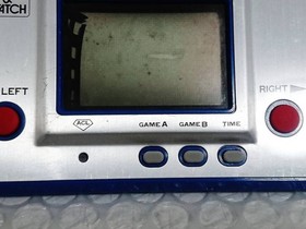 ++Poor Condition Nintendo GAME&WATCH SILVER Fire RC-04 Nintendo Game Silver