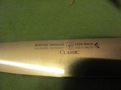 WUSTHOF DREIZACK Solingen Germany - CLASSIC - 4522 16 cm 6
