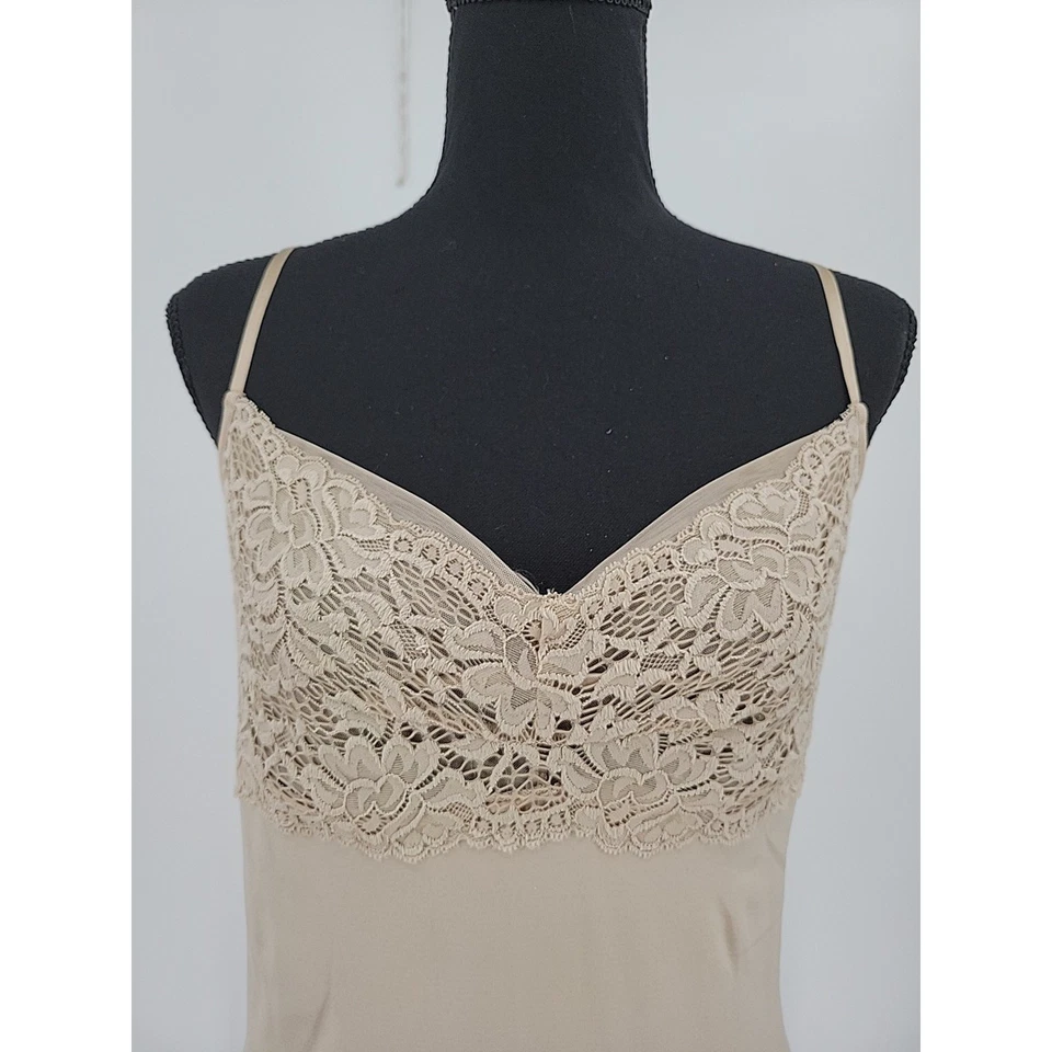 Lace Mesh Cami Top Coquette Y2K Balletcore Lingerie Layering Feminine Size S - Image 3 of 4