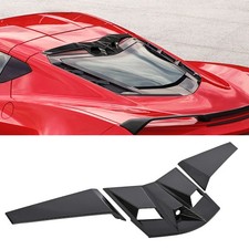 Carbon Fiber Look Rear Decklid Camera Cover Trim For Corvette C8 Z51 2020-2025