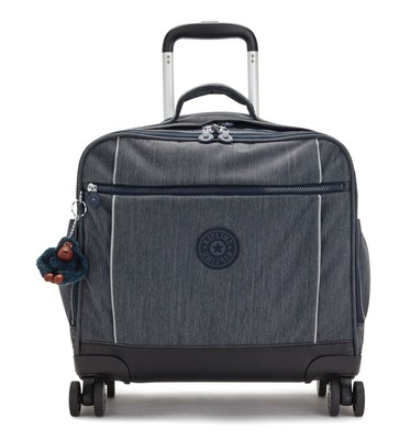 kipling Back To School Peppery New Storia Carry On Trolley Marine Navy
