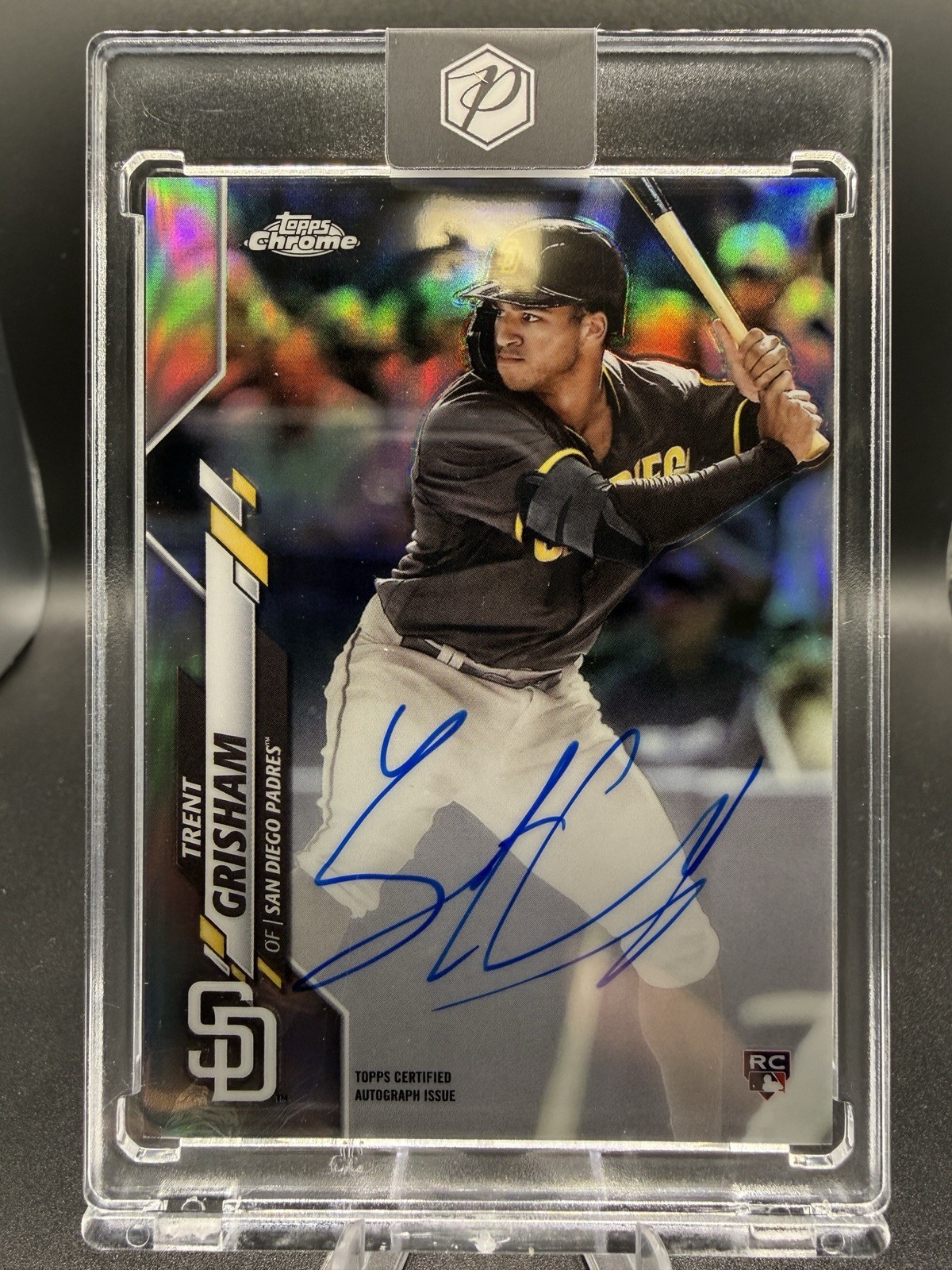 2020 Topps Chrome - Rookie Autographs Trent Grisham #RA-TGR Refractor /499 (AU,