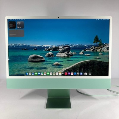 2021 Apple iMac 24'' M1 8 Core 3.2GHz 8GB RAM 512GB SSD Silver A2438