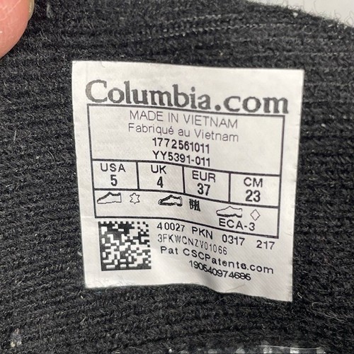 Columbia Jugend Jungen WASSERDICHT Omni-Heat Schnee Wanderschuhe Größe 5 YY5391-011 - Bild 12 von 12