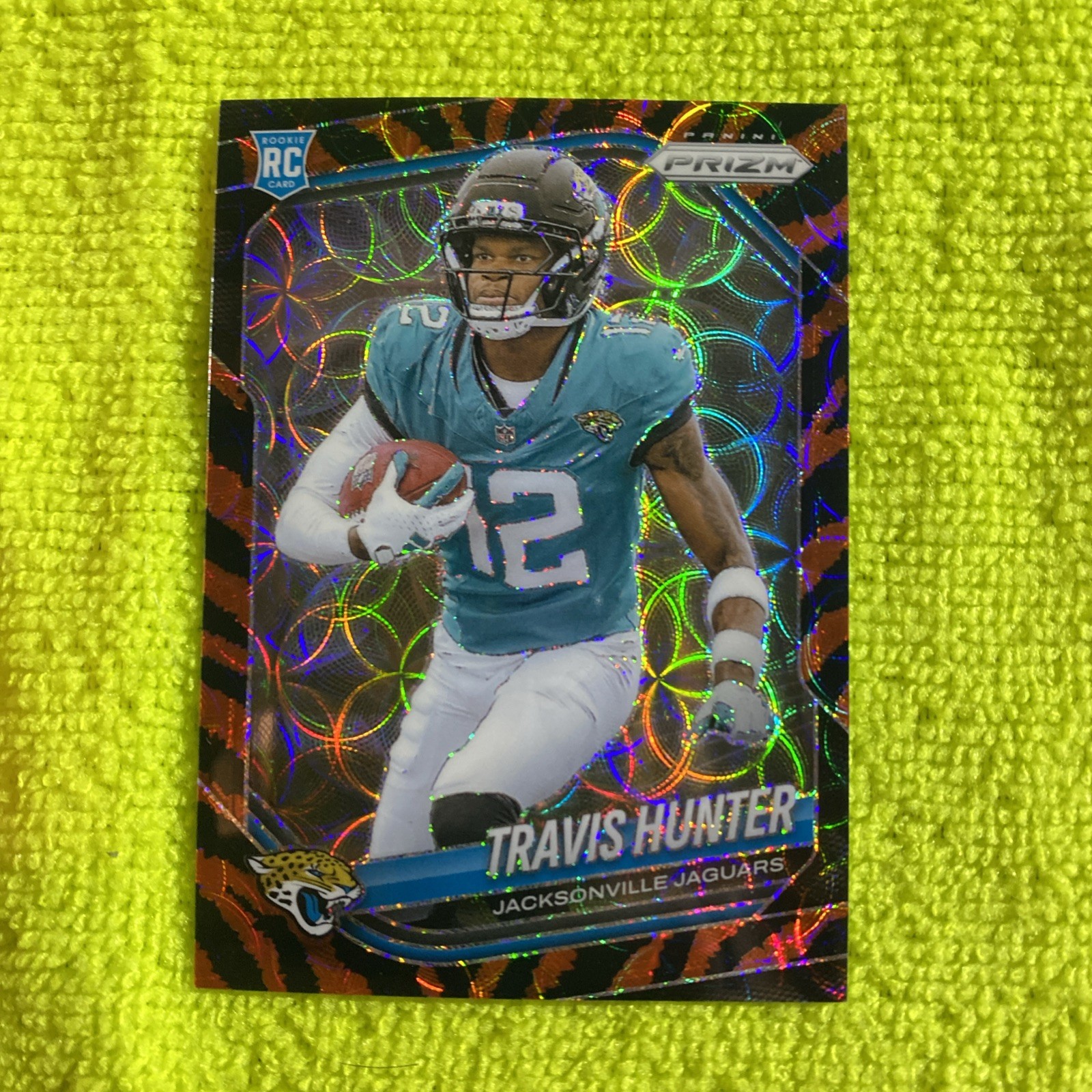 2025 Panini Prizm Choice Travis Hunter RC #301 Tiger Stripe Prizm SSP Case Hit