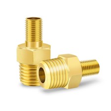 Godeson 14 Npt To Schrader Valve Adapter Pack Of 2 For 38 Inch Gold