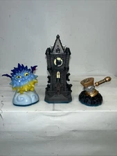 Skylanders Swap Force Tower Of Time Pop Thorn,Battle Hammer Adventure Lot Of 3