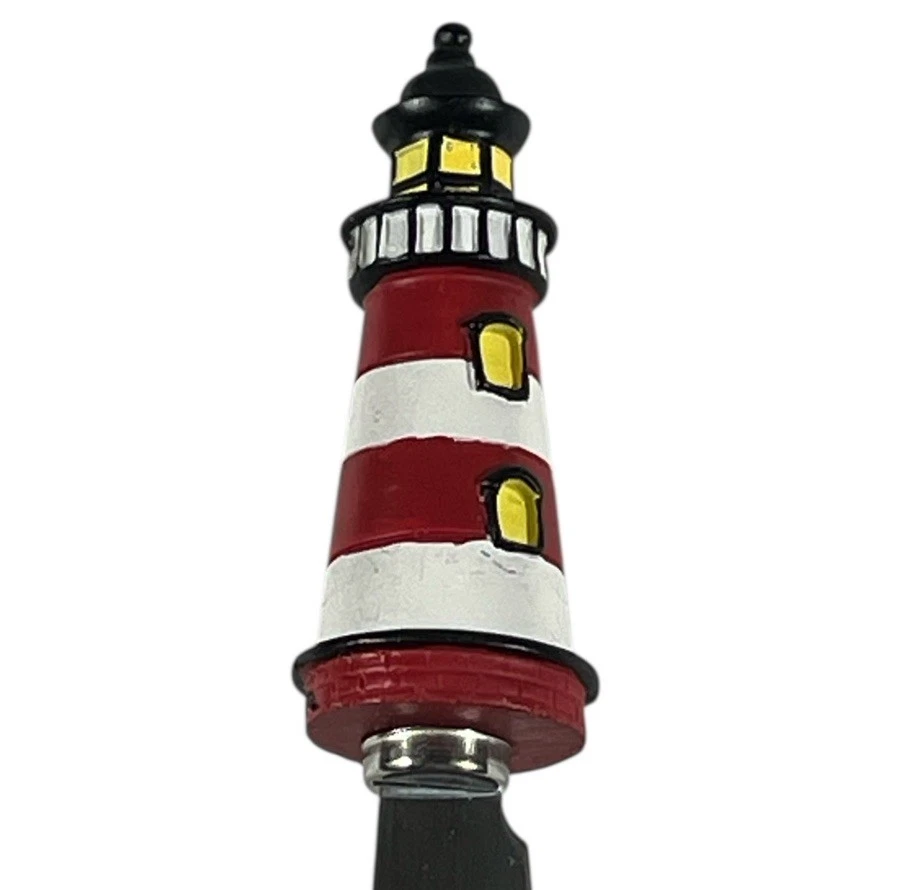 Juego de 5 cuchillos esparcidores de mantequilla de queso Nautical LIGHTHOUSE Foto 3 de 4