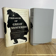 A Treasury of Great Mysteries 2 Vol Complete Set 1957 Hardcover + DJ Haycraft