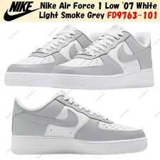 Nike Air Force 1 '07 White Light Smoke Grey for Sale