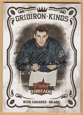 2010 PANINI RICK CASARES GRIDIRON KINGS CERTIFIED AUTO AUTOGRAPH S/N 45/50