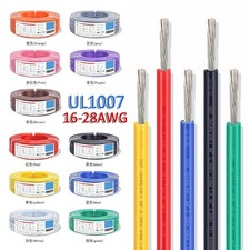 Stranded Flexible PVC Wire Hookup Cable All Colours 16/18/20/22/24/26/28AWG