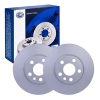 2X Hella Pagid Bremsscheiben Ø257Mm Vorne Passend FüR CitroËN Evasion Jumpy Fiat