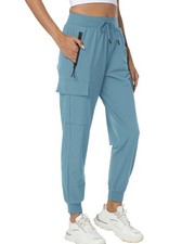 Women's Lightweight Joggers Hiking Cargo Pants with 4 Pockets Quick Dry Ath...