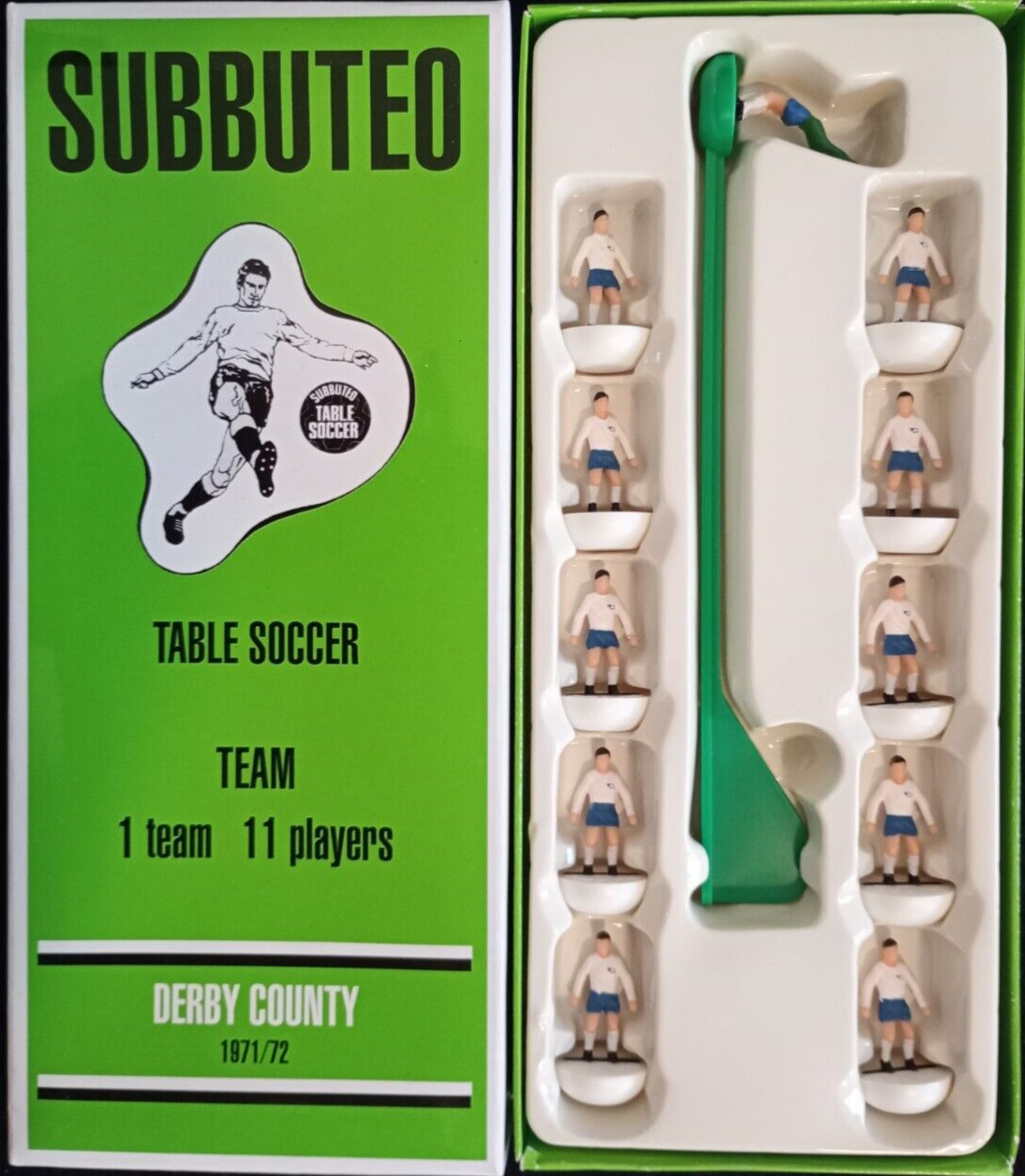 Subbuteo Derby County FC 1972 Vintage Edition n° 70 miniature Hasbro