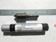 NEW RAPIDKUT USA HSS 1/4" SHANK X 1/2" CUT DIA. X 2" OAL X 82 DEGREE COUNTERSINK