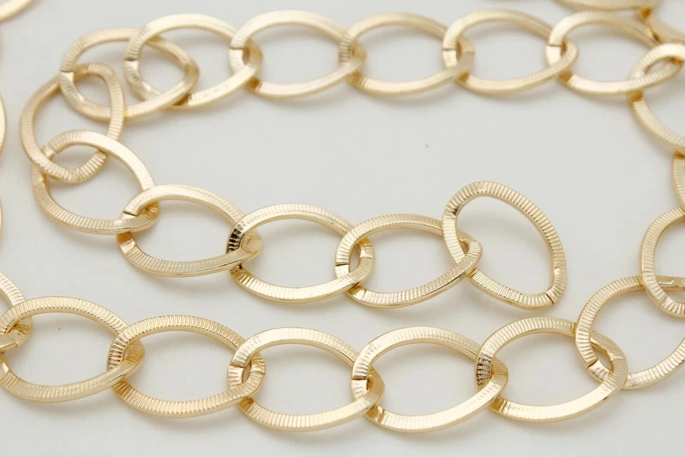 Mujeres Sexy Divertido Moda Cinturón Metal Dorado Grueso Cadena Eslabones Talla Grande XL XXL 1xl 2x Foto 3 de 4