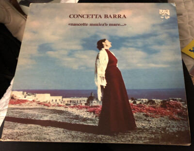 Concetta Barra Nascette Mmiez'o Mare LP Record 1974 Italian Import Folk Vocal EX