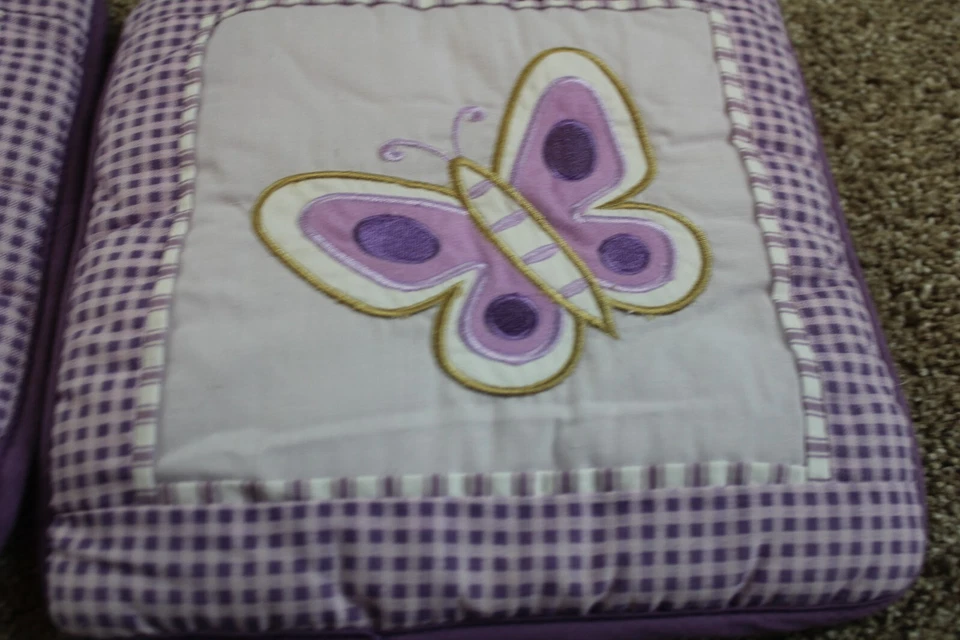 Lote de colgantes de decoración de pared púrpura mariposa lavanda Geenny bebé niña Foto 2 de 4