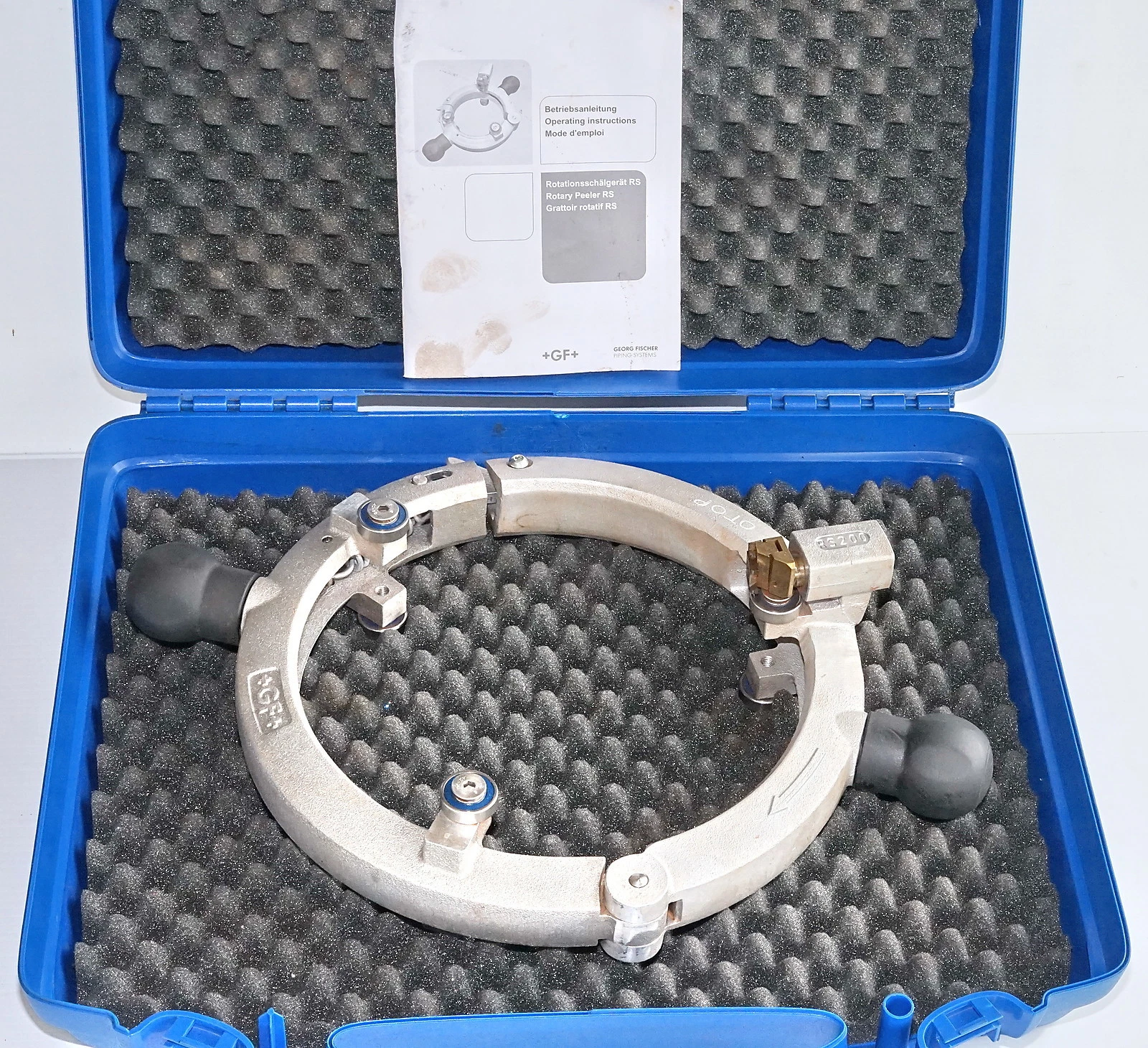 Georg Fischer +GF+ RS200 Electrofusion Rotary Peeler Pipe Scraper PE80 PE100