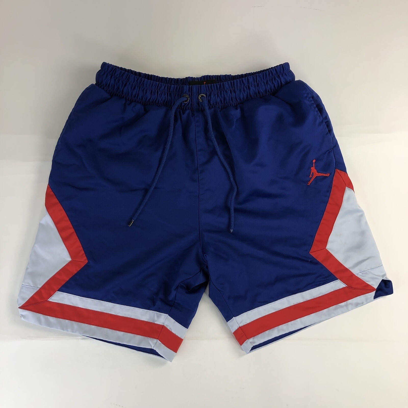 Nike Air Jordan Shorts XL Red Blue Mens Satin Diamond Basketball AO2820-455  | eBay