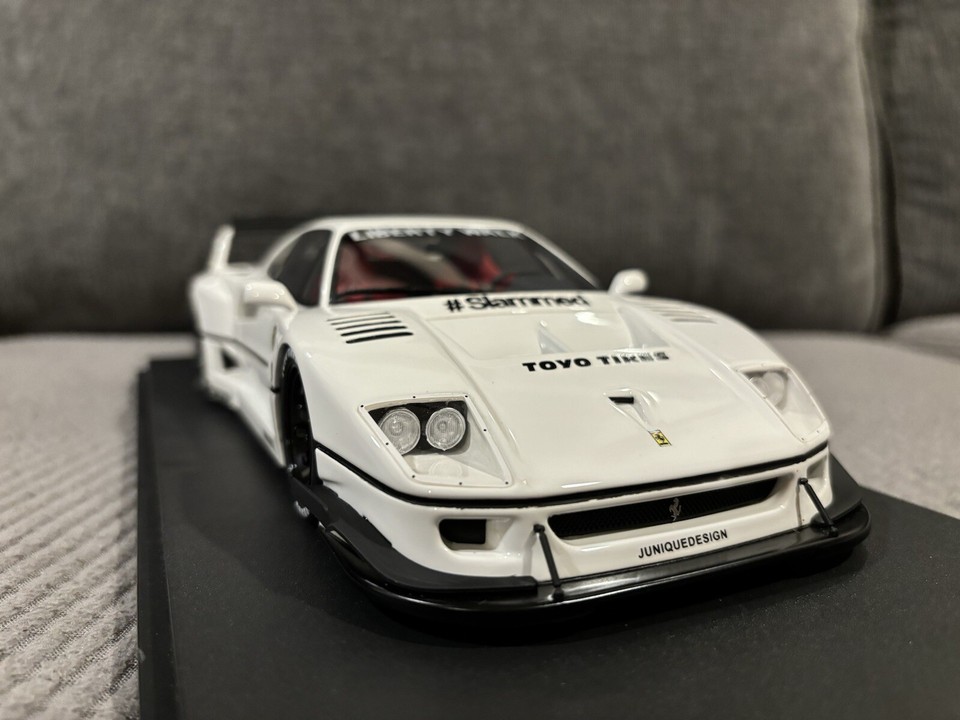 1/18 GT SPIRIT Ferrari F40 White LBWK Liberty-Walk #56 2023 GT470 ...