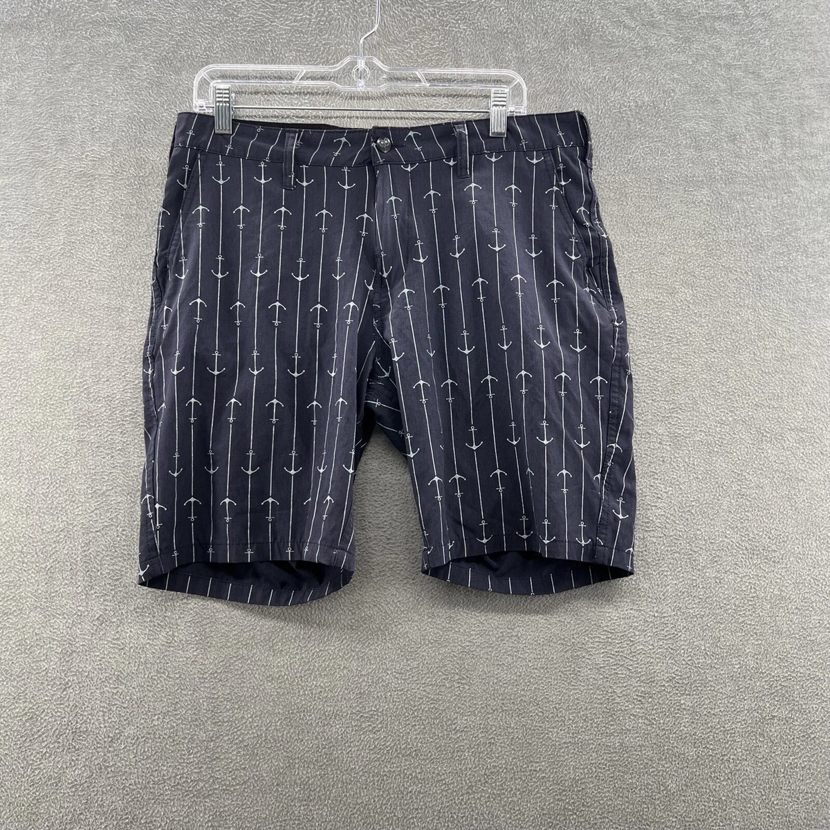trunks multi functional shorts mens size 32 anchor sailing print