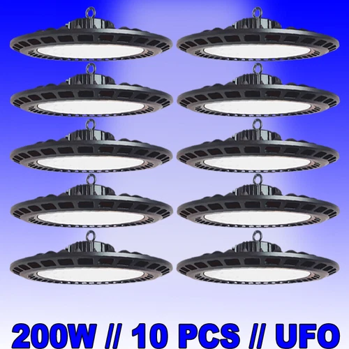 10-PACK 200w watt ufo led light LED Factory Warehouse Commercial Light Fixtures 