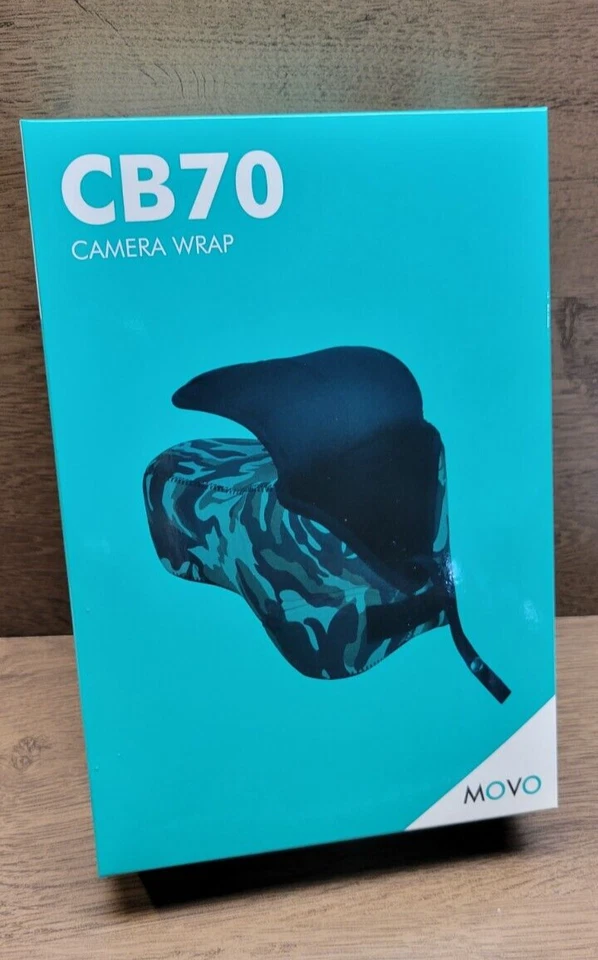 MOVO PHOTO CB70 Neoprene Soft Pouch Camera Case/Wrap for DSLR Cameras Camo - Image 2 of 2