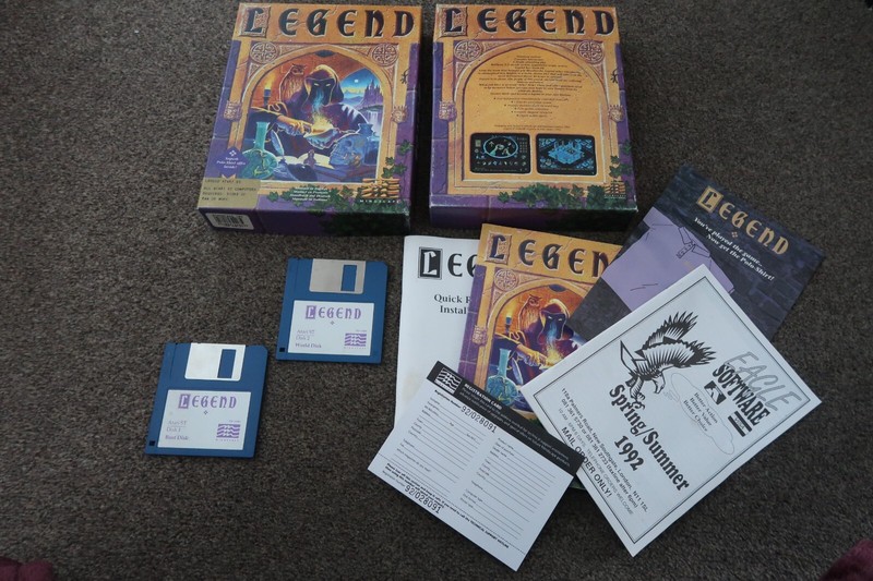 Legend By Mindscape ~ Original Boxed Atari ST Game GC