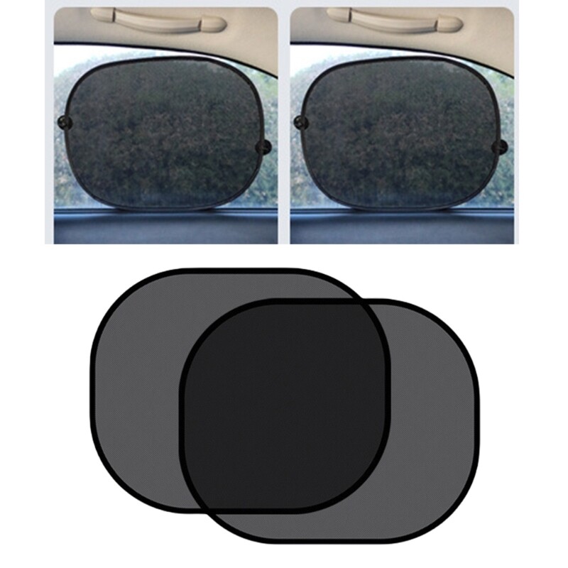 Adjustable Sun Blockers Car Side Window, Protective Mesh Guard for Kids