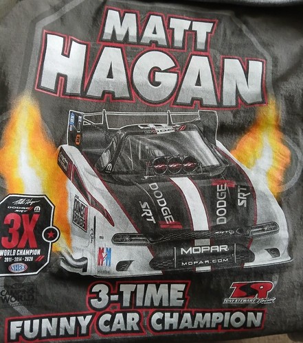 Lot of 3 MATT HAGAN FUNNY CAR NHRA Champion T-SHIRTS Size Large, Express Lane - Picture 2 of 10
