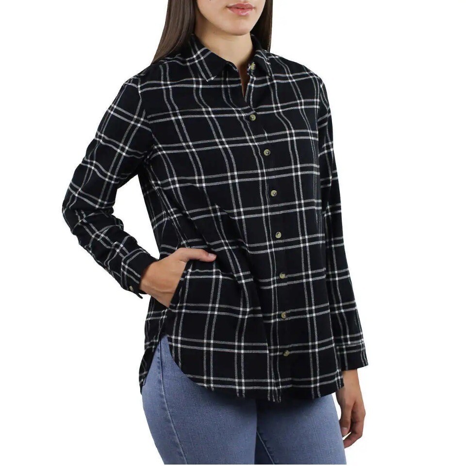 Jachs Girlfriend New York Women's' Flannel Shirt. Small