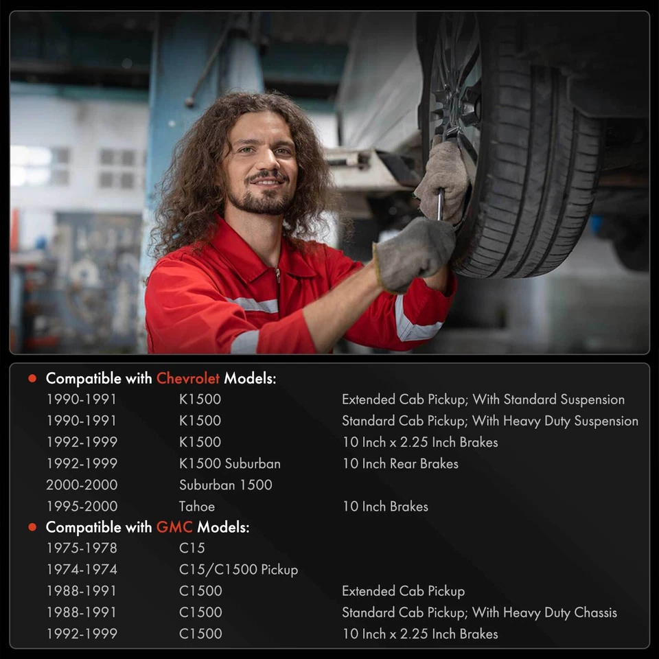 2 задних цилиндра левого и правого барабанного тормоза для Chevy Blazer C10 C1500/2500 GMC - Изображение 3 из 4