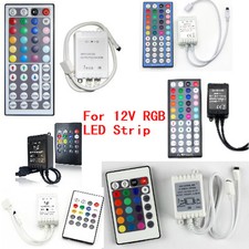24/44Key Wireless Remote Controller For 12V 5050 3528 RGB LED Light Strip 4 Pin