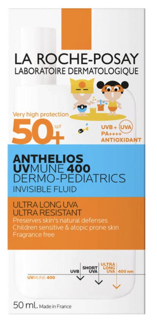 La Roche ANTHELIOS UVMUNE400 DERMO-PAEDIATRICS ULTRA LIGHT INVISIBLE FLUID SPF50