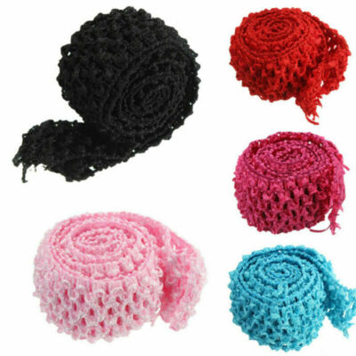 1 Metre Crochet Elastic Stretchy Waistband Headband Hairband Band For Tutu Skirt