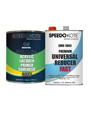 Acrylic Lacquer Primer Gray 2 gallon kit, w/Fast Speed Reducer, SMR-275/1065