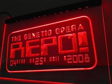 Repo The Genetic Opera bar LED Neon Light Sign gift home room decore size 12 x 8