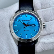 Aragon Antigravity Laser Men's Automatic/Date NH35 Watch 48mm