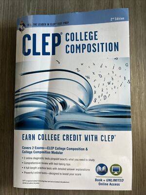 CLEP Test Preparation Ser.: CLEP  College Composition by Dominic Marulllo,...