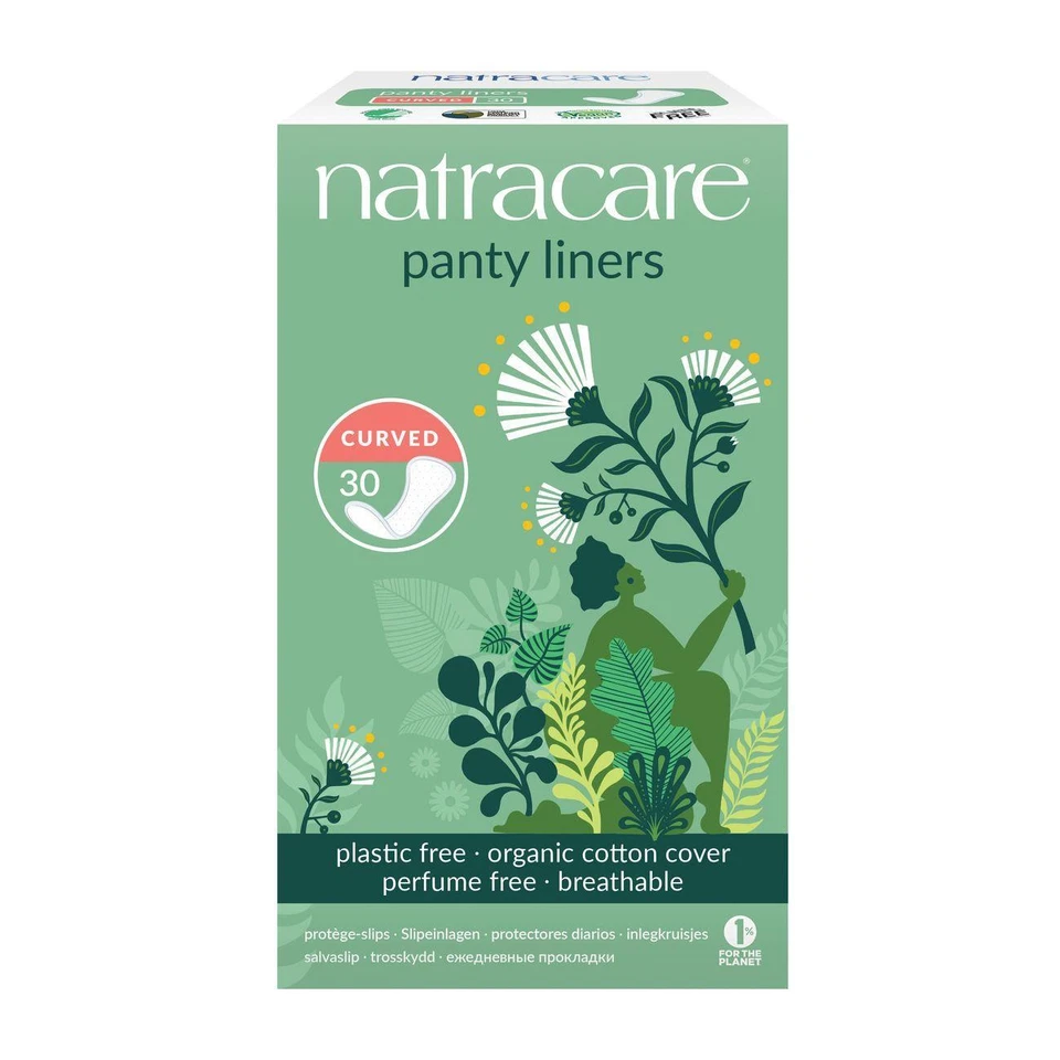 3 x Natracare Organic Curved Slipeinlagen 30 Stück