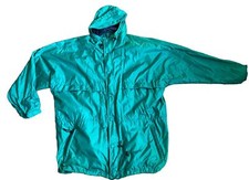 90s Vtg Eddie Bauer EBTEK Windbreaker Jacket Retro Full Zip W/Hood - AS IS