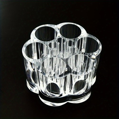 Transparent Cosmetic Makeup Organizer Desktop Lipstick Lip Balm Storage Rack New - Picture 5 of 7