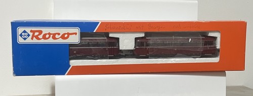 Roco HO 63020 DB VT98 & VS98 Schienenbus, weinrote Lackierung, Lichter, DCC bestückt - verpackt | Zustand: Used