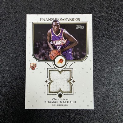 2025-26 Topps - Khaman Maluach #FF-KM Franchise Fabrics Player-Worn Patch RC EX