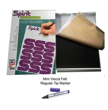 100 Free Hand Style Stencil Tattoo Transfer Copy Paper Ink Marker kit
