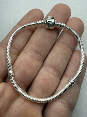 Authentische PANDORA Moments Schlangenkette Sterling Armband 925 Länge 7'' - 13g