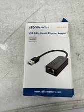 Lot of 4 USB 3.0 type A Male to Gigabit Ethernet RJ45 Female Adapter