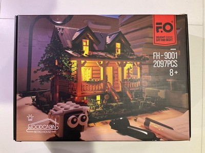 Funwhole / Lumibricks FH9001 - Wood Cabin 2097 Teile gebraucht, komplett zerlegt
